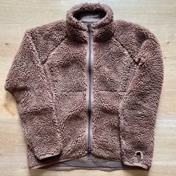 STUDIO NICHOLSON ZIP SHERPA TEDDY FLEECE - Picture 3 of 5